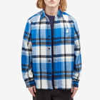 A Bathing Ape Men's Checked Overshirt in Blue