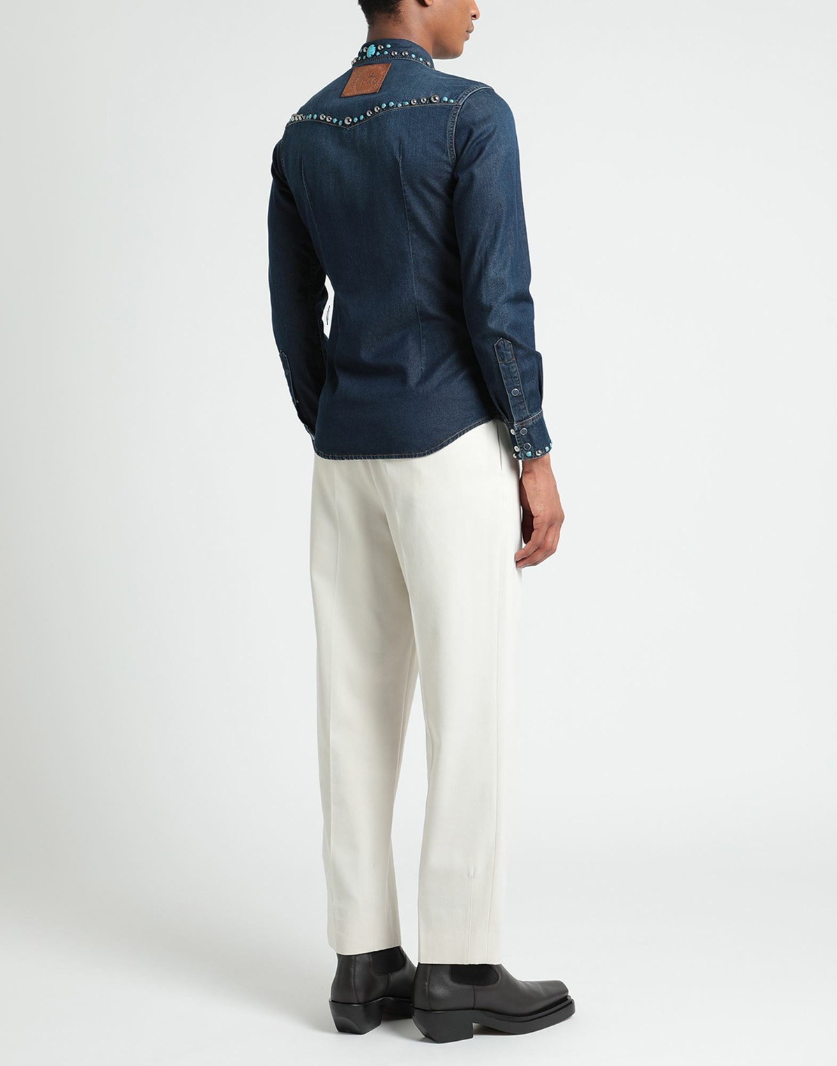 Dolce & gabbana Mens Denim shirt in Blue