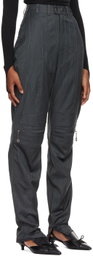 BONBOM Gray Lea Trousers