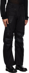 CARNET-ARCHIVE Black Human Shell Jeans