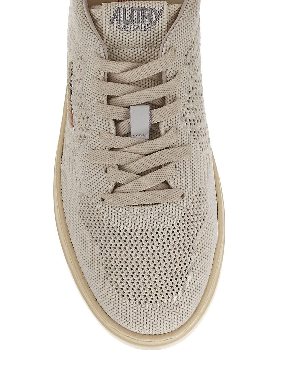 スニーカー AUTRY EASEKNIT - Perforated fabric trainers Autry Easeknit Medalist Low Sneakers In Black Color Fabric