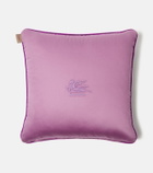 Etro Pegaso paisley cotton cushion