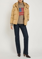 Polo Ralph Lauren Logo-embroidered Padded Shell Jacket Camel