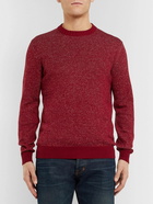 Loro Piana - Mélange Linen, Cashmere and Silk-Blend Sweater - Red