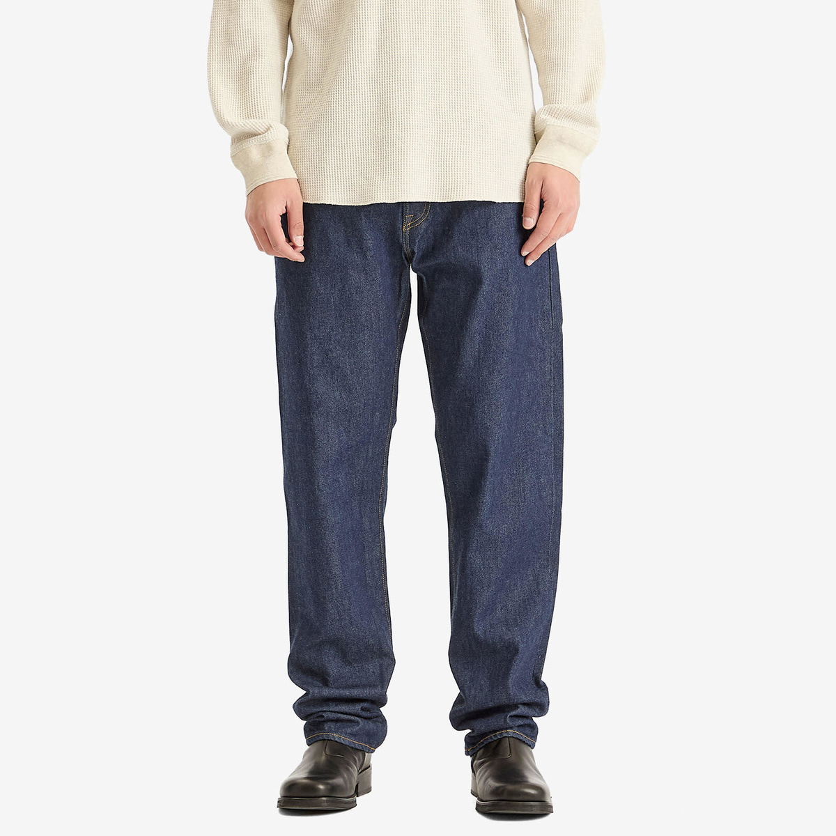 Levi's Men's Blue Tab 1980s 501 Selvedge Jeans in Mij Dark