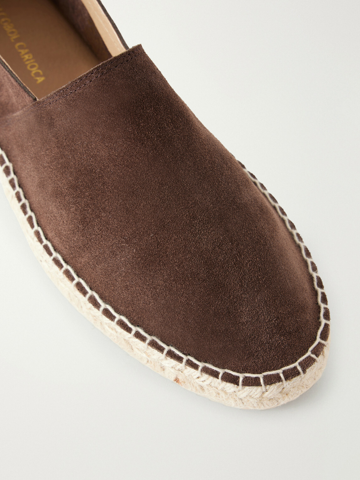 Frescobol Carioca - Helio Suede Espadrilles - Brown