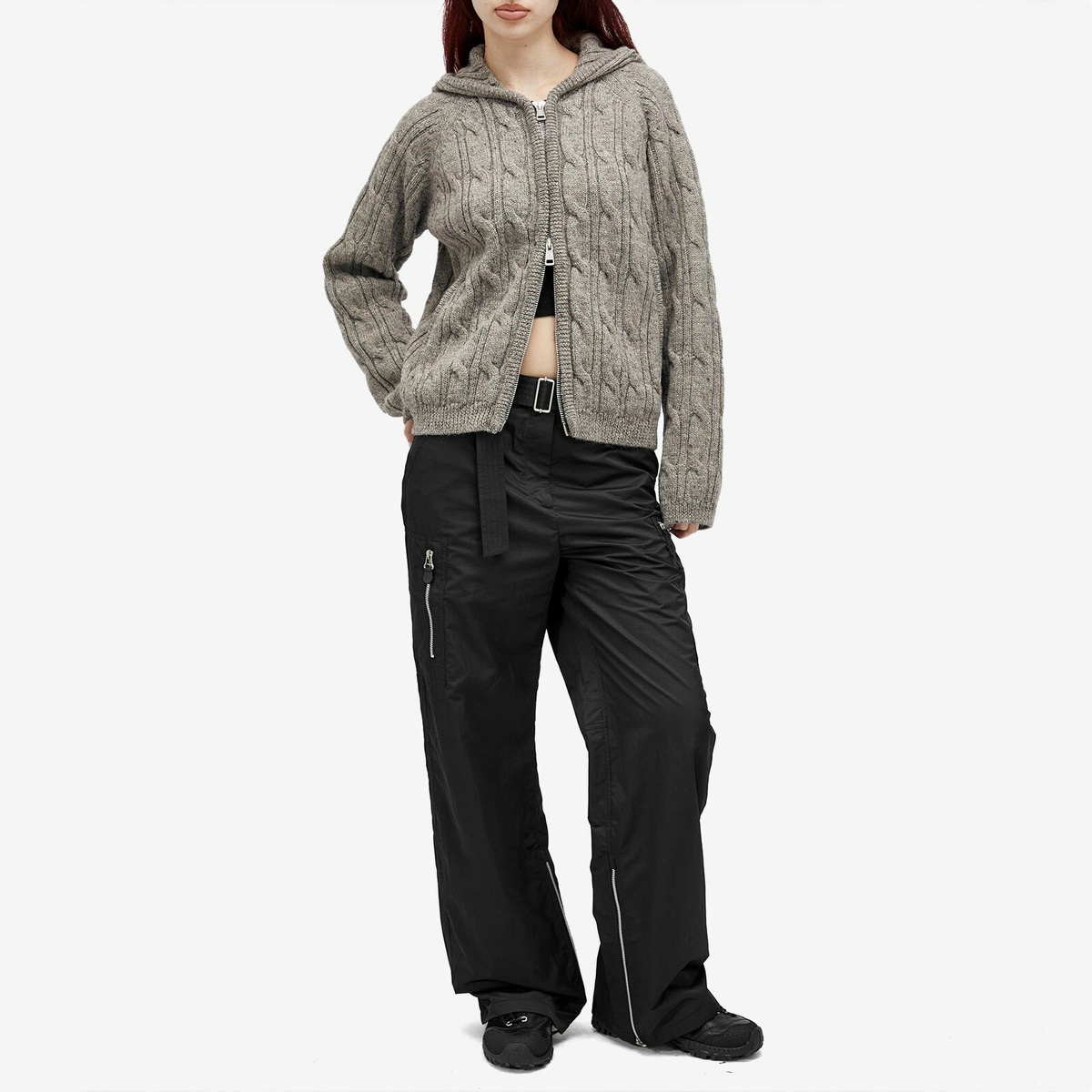 Our Legacy Women's Level Hood in Stable Melange Isels Wool