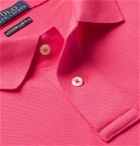 Polo Ralph Lauren - Slim-Fit Logo-Embroidered Cotton-Piqué Polo Shirt - Pink