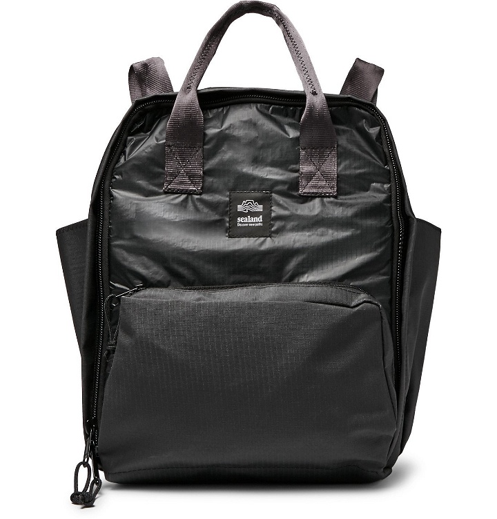 Photo: Sealand Gear - Buddy Spinnaker, Ripstop and Canvas Backpack - Black