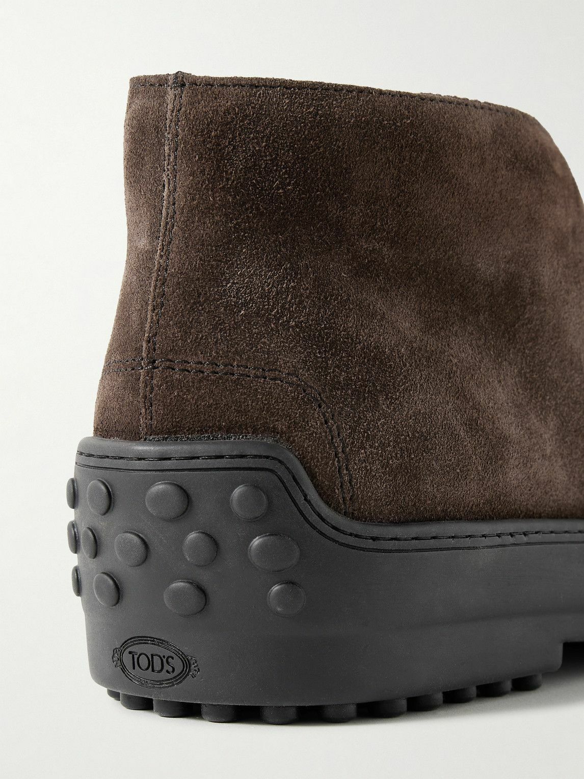 Tod's - Logo-Debossed Suede Chukka Boots - Brown