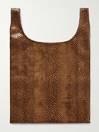 mfpen - Snake-Effect Faux Leather Tote Bag