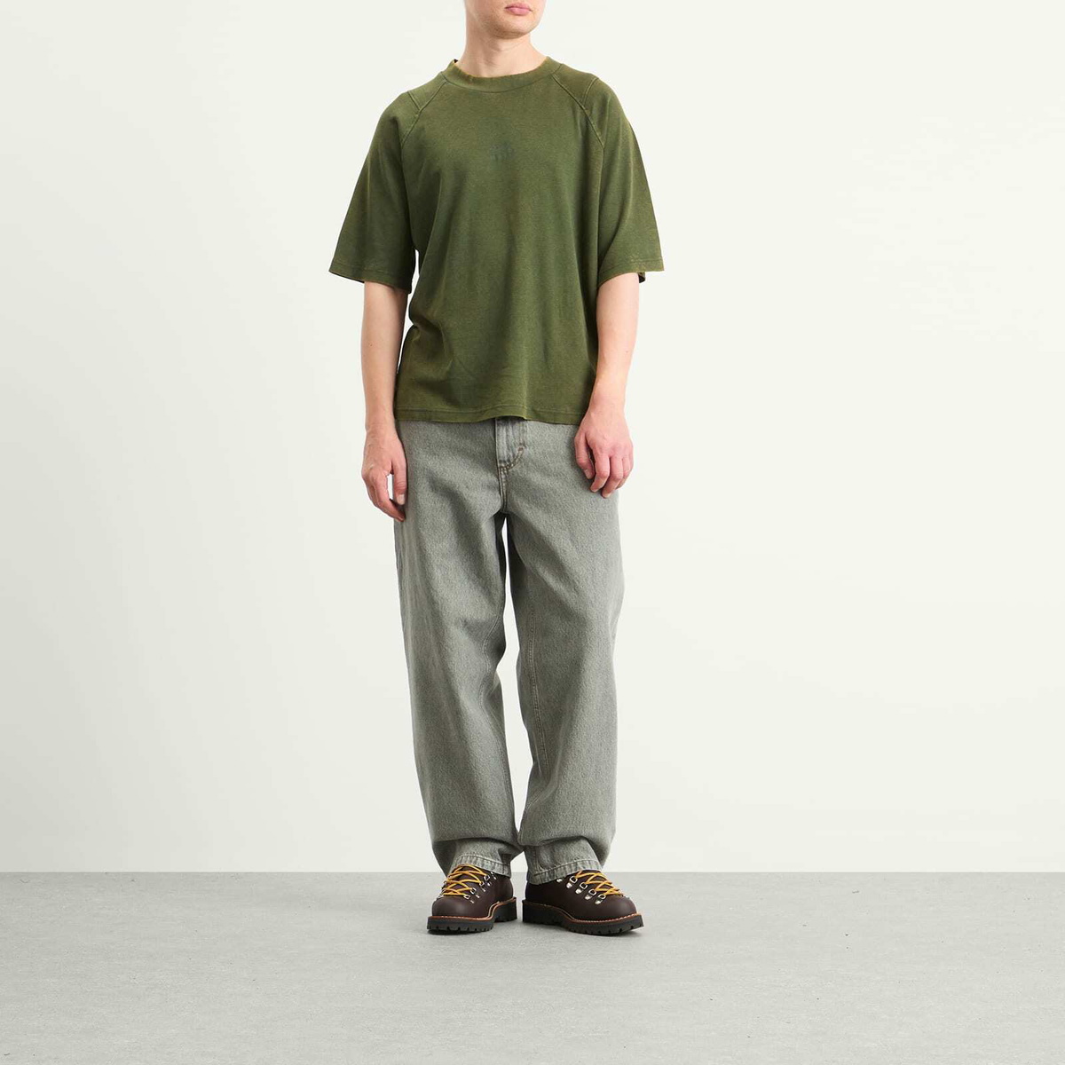 Umbro Men's Washed High Neck Boxy T-Shirt in Duffel Bag