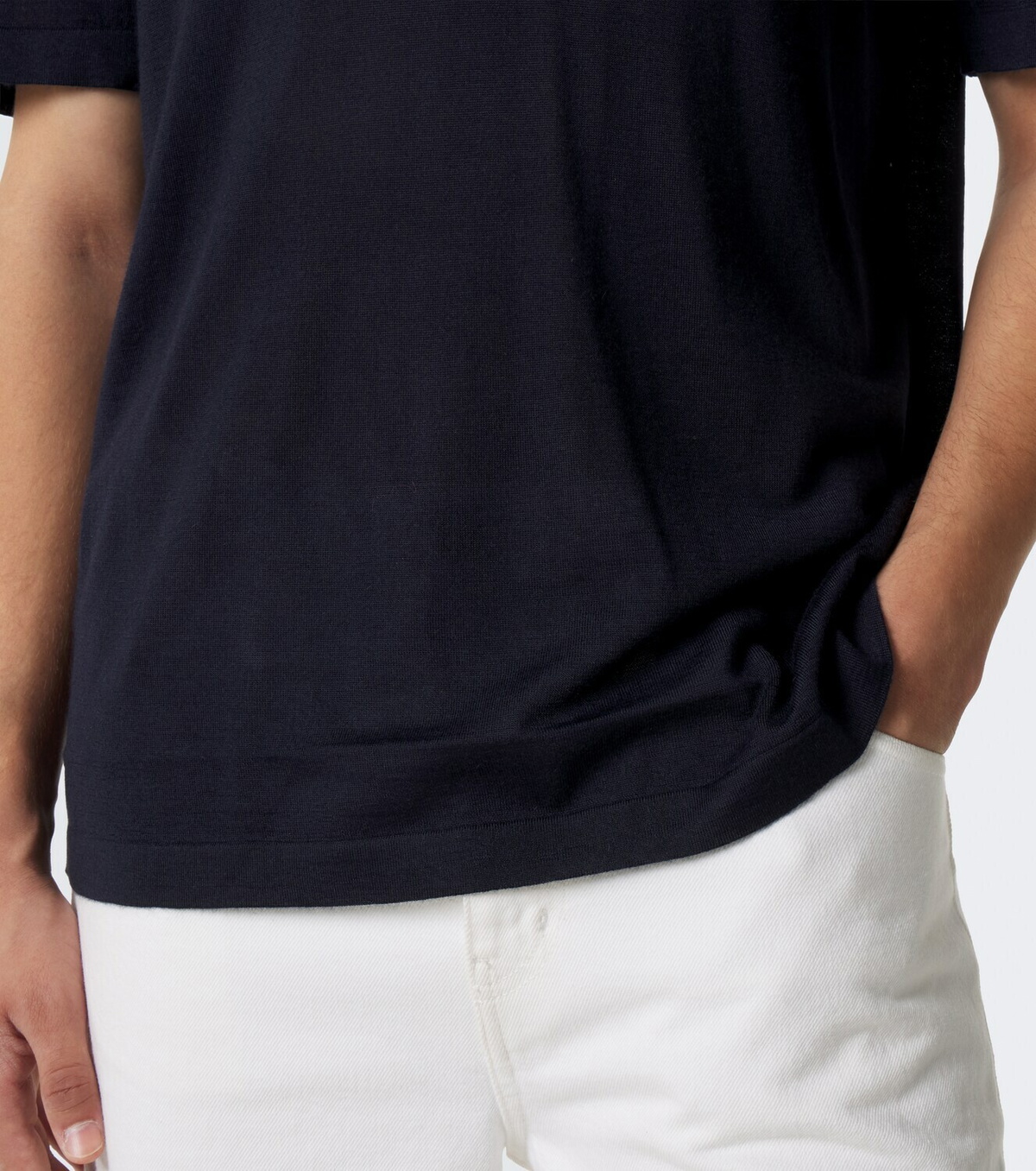 Gabriela Hearst Stendahal cashmere and silk polo shirt