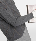 Brunello Cucinelli Sequined wool and cashmere sweater