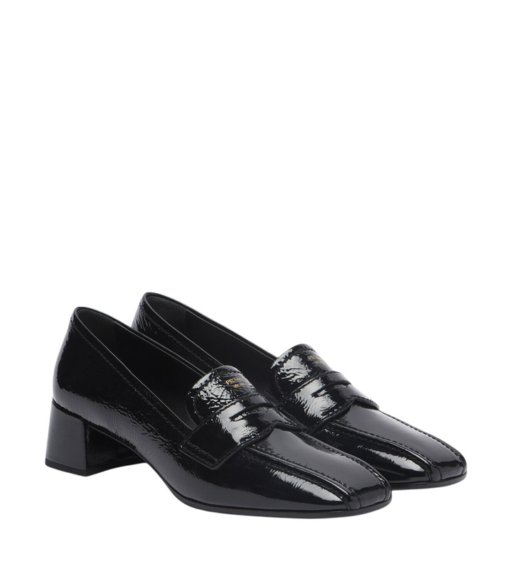 Photo: Prada Patent leather loafer pumps