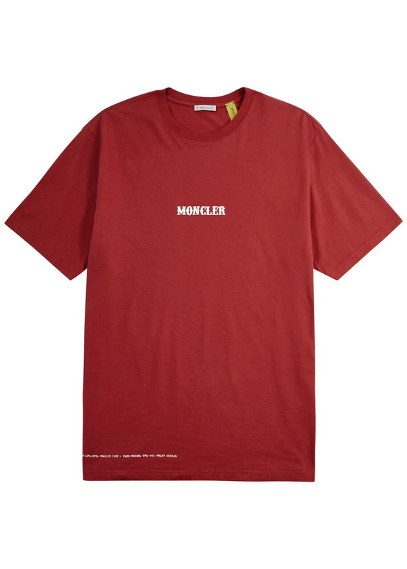 Photo: Moncler Genius 7 Moncler Frgmt Circus Cotton T-shirt Red