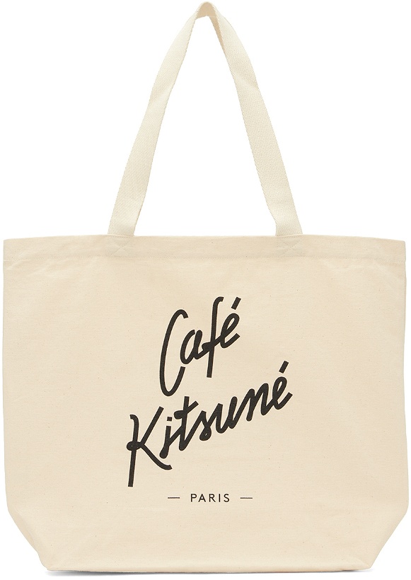 Photo: Maison Kitsuné Off-White 'Café Kitsuné' Tote