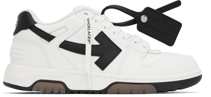 Photo: Off-White White & Black 'Out Of Office' Sneakers