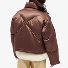 Shoreditch Ski Club Women's Roux Puffer Jacket in Bitter Chocolate Brown