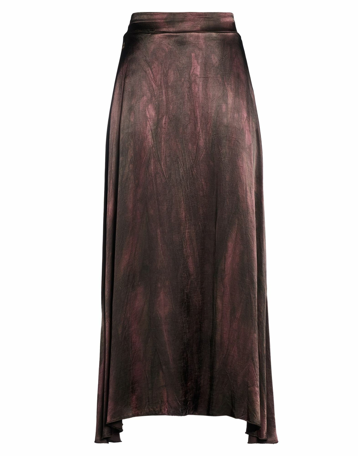Manila Grace Womens Maxi skirt Burgundy