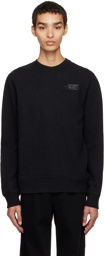 Maison Kitsuné Black 'Rue Richelieu' Sweatshirt