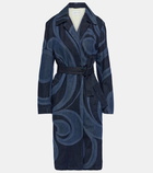 Dries Van Noten Embroidered denim coat