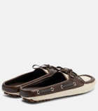 Brunello Cucinelli Monili canvas mules
