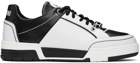 Moschino Black & White Streetball Sneakers