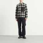 Moncler Men's Cornisello Check Shirt Jacket in Black