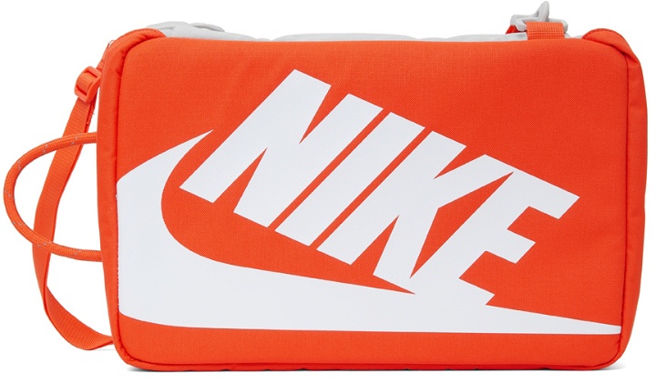 Photo: Nike Grey & Orange Shoe Box Tote