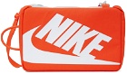 Nike Grey & Orange Shoe Box Tote