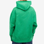 Kenzo Paris Men's Kenzo Tiger Crest Oversized Popover Hoodie in Grass Green