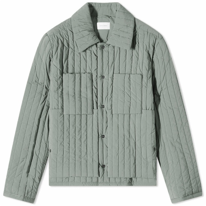 Photo: Craig Green Men's Quilted Worker Jacket in Light Green