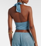 Oséree Lumière halterneck top