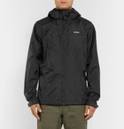 Patagonia - Torrentshell Waterproof H2No Performance Standard Nylon-Ripstop Hooded Jacket - Men - Black