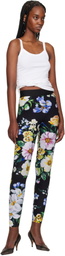 Dolce&Gabbana Black Printed Leggings