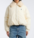 Polo Ralph Lauren Teddy-trimmed cropped blouson jacket