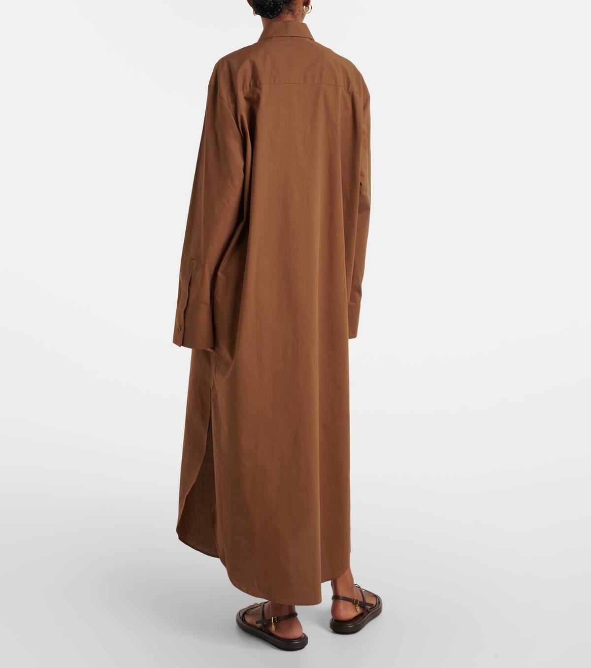 The Frankie Shop Helena cotton shirt dress