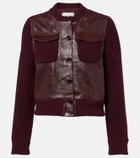 Dorothee Schumacher It's A Match cropped leather jacket