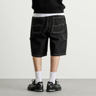 Dime Men's Classic Denim Shorts in Black Washed
