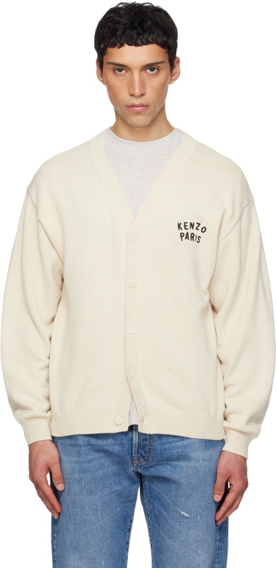 Photo: Kenzo Off-White Kenzo Paris 'KENZO Boke Heart' Cardigan