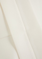 Roland Mouret Peplum Crepe Jacket Cream