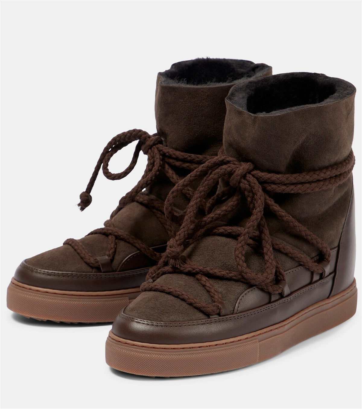 Inuikii Shearling-lined snow ankle boots