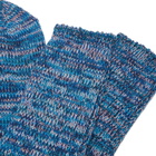 Anonymous Ism 5 Colour Mix Crew Sock in Navy