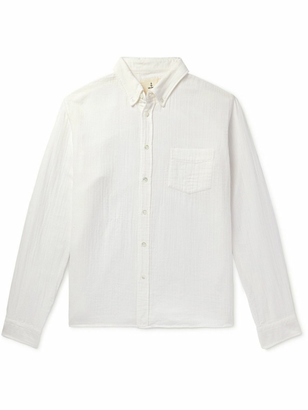 Photo: La Paz - Button-Down Collar Cotton-Flannel Shirt - Neutrals