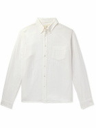 La Paz - Button-Down Collar Cotton-Flannel Shirt - Neutrals
