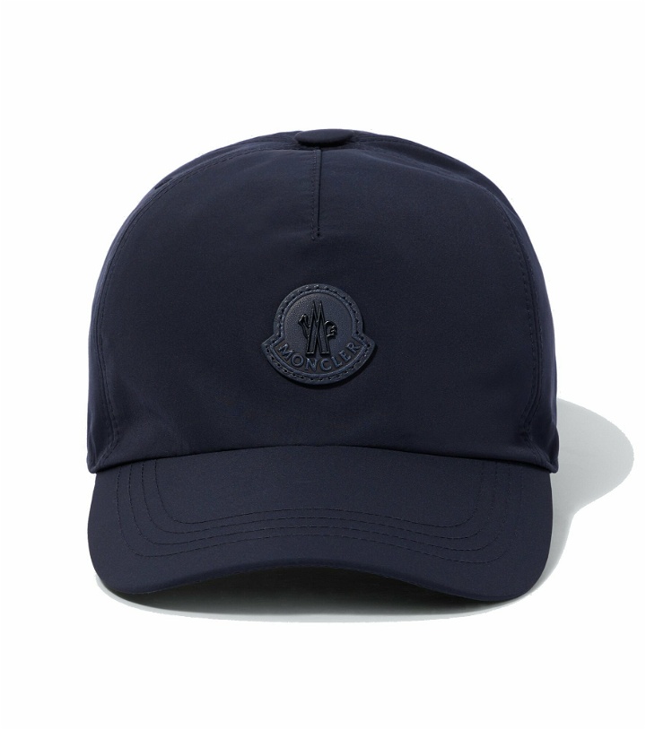 Photo: Moncler - Logo gabardine baseball cap