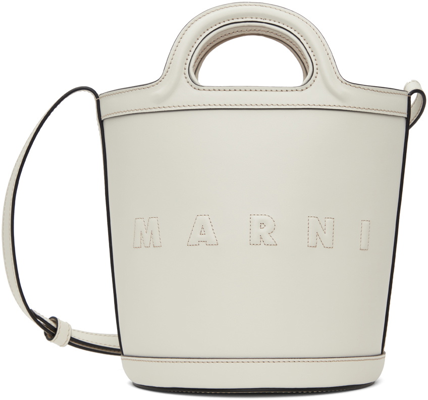 Marni Blue Mini Tropicalia Bucket Bag