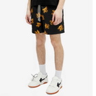 Palm Angels Men's Burning PA Monogram Swim Shorts in Black