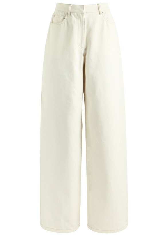 Photo: Remain BY Birger Christensen Cocoon Wide-leg Jeans Ecru